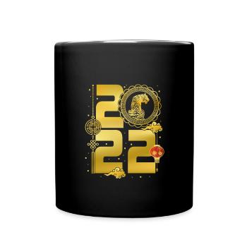 Chinese New Year 2022 - Full Colour Mug - black - Front