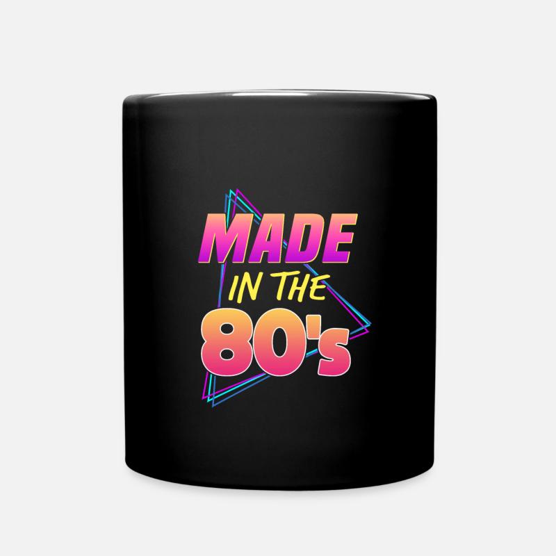 Made In The 80's - Tasse einfarbig - Schwarz
