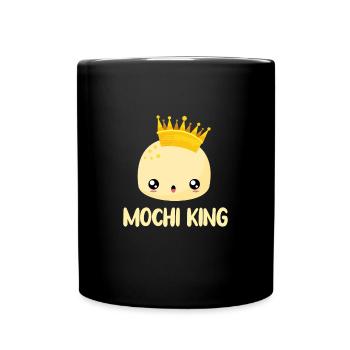Mochi König - Tasse einfarbig - Schwarz - Vorne