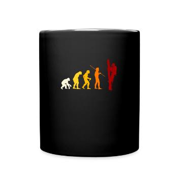 Évolution de l’arboriculteur - Mug uni - noir - Devant