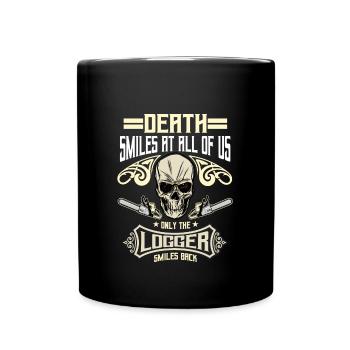 Bûcheron - Mug uni - noir - Devant