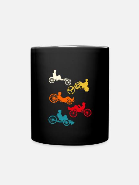 Vélo couché - Mug uni - noir