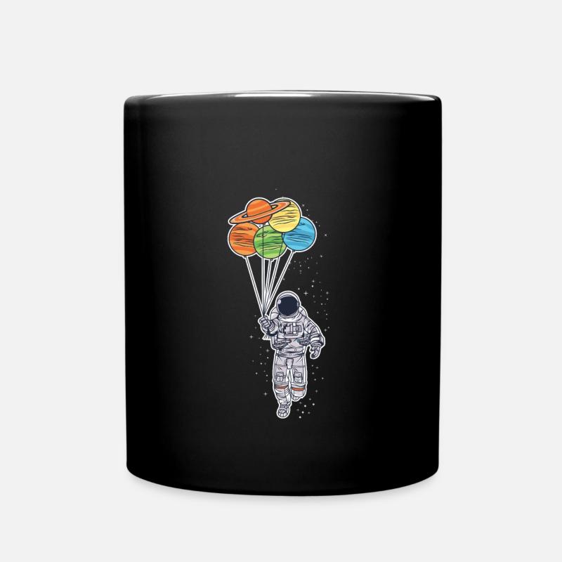 Astronaut - Tasse einfarbig - Schwarz