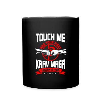 Chemise Krav Maga - Mug uni - noir - Devant