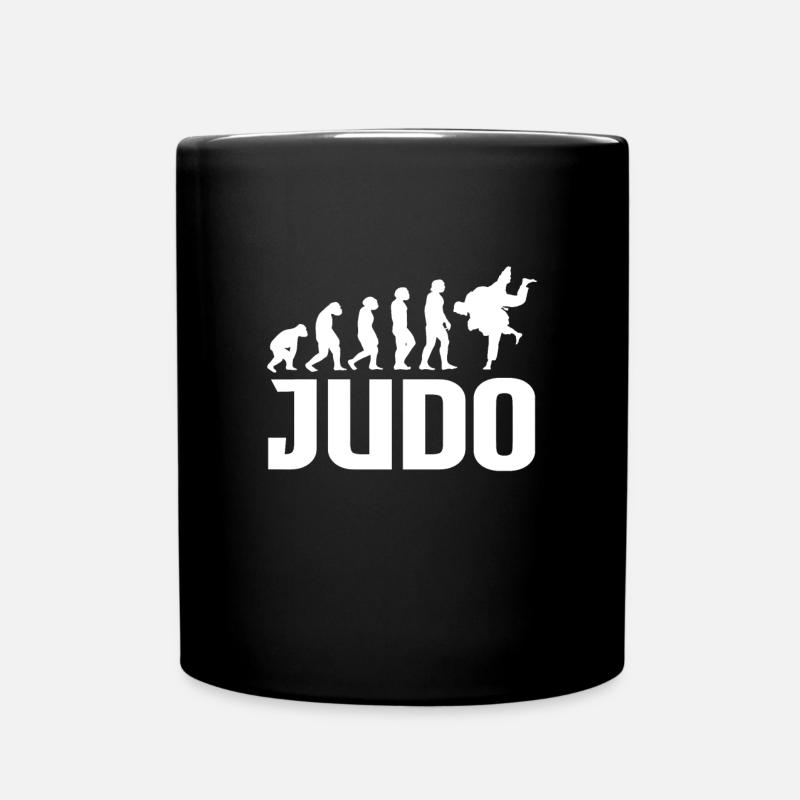 Judo Evolution - Tasse einfarbig - Schwarz