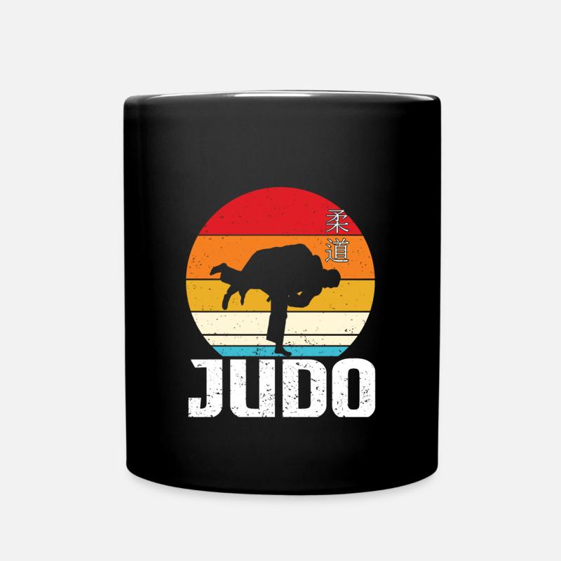 Judo Geschenkidee - Tasse einfarbig - Schwarz
