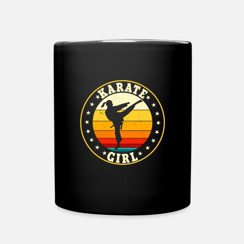 Karaté Filles - Mug uni - noir