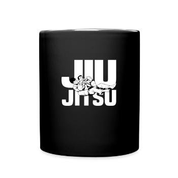 Jiu Jitsu - Tasse einfarbig - Schwarz - Vorne