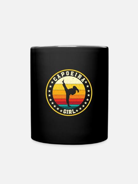 Capoeira Mädchen - Tasse einfarbig - Schwarz