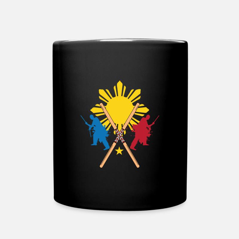 Eskrima Kali Arnis - Tasse einfarbig - Schwarz