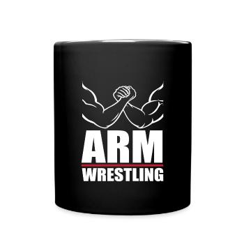 Arm wrestling - Full Colour Mug - black - Front
