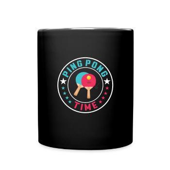 Temps de ping-pong - Mug uni - noir - Devant