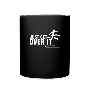Évolution de la course de haies - Mug uni - noir - Devant