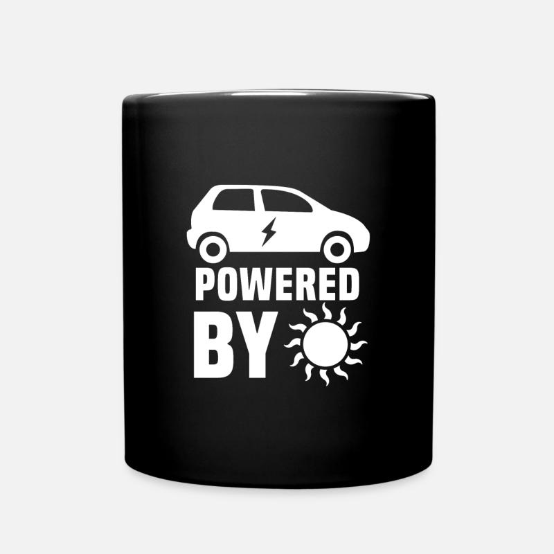 Elektroauto - Tasse einfarbig - Schwarz
