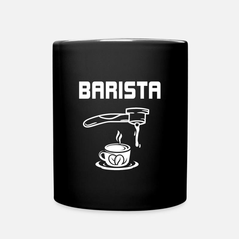 Barista - Tasse einfarbig - Schwarz