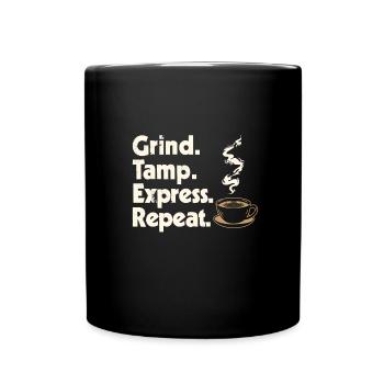 Barista - Full Colour Mug - black - Front