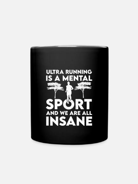 Ultra Running - Tasse einfarbig - Schwarz