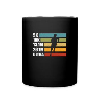 Ultra Running - Full Colour Mug - black - Front
