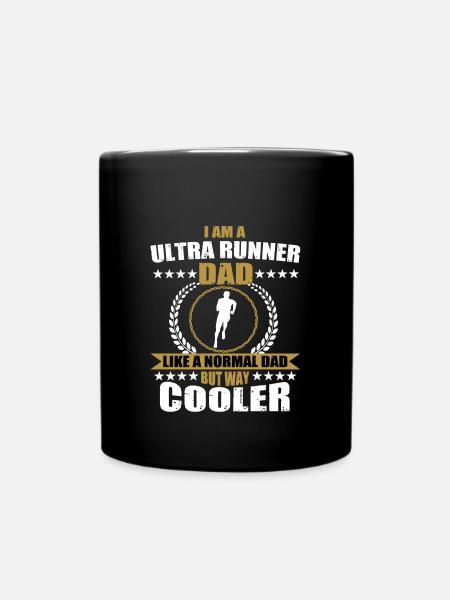 Ultra Runner Papa - Tasse einfarbig - Schwarz