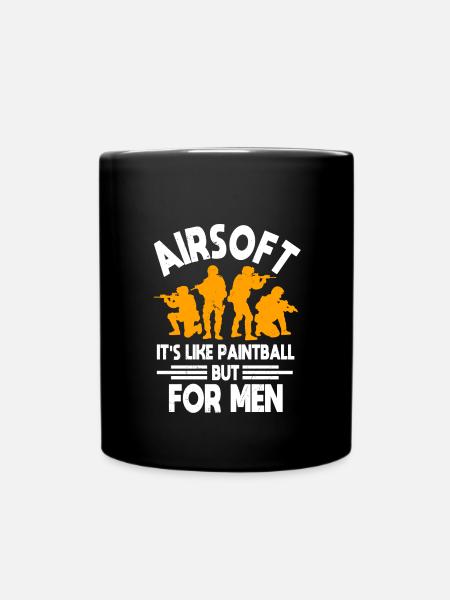 Airsoft - Tasse einfarbig - Schwarz