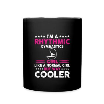 Gymanstik rythmique Filles - Mug uni - noir - Devant