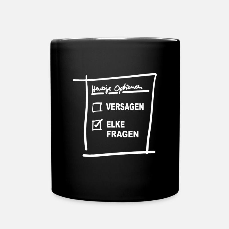 Elke - Tasse einfarbig - Schwarz