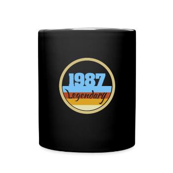 Legendary 1987 - Tasse einfarbig - Schwarz - Vorne