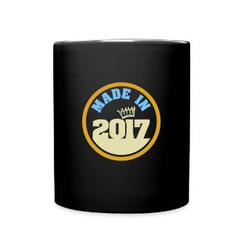 Made in 2017 - Full Colour Mug - black - Front