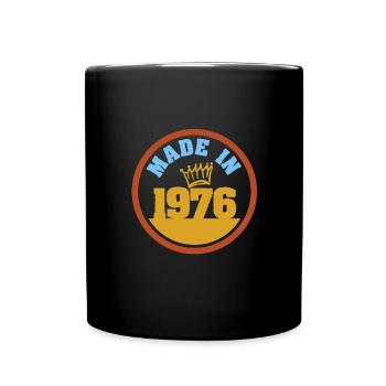 Fabriqué en 1976 - Mug uni - noir - Devant