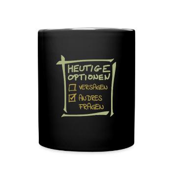 Andres - Tasse einfarbig - Schwarz - Vorne