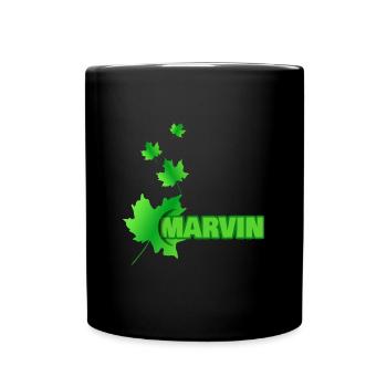 Marvin - Tasse einfarbig - Schwarz - Vorne