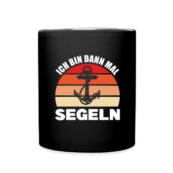 Segeln Bootsbesitzer Segler Kapitän Geschenk - Tasse einfarbig - Schwarz - Vorne