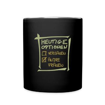 Andre - Tasse einfarbig - Schwarz - Vorne