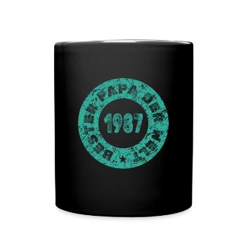 Bollerwagen 1987 - Tasse einfarbig - Schwarz - Vorne
