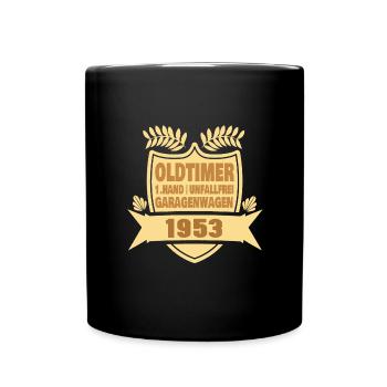 Oma 1953 - Tasse einfarbig - Schwarz - Vorne