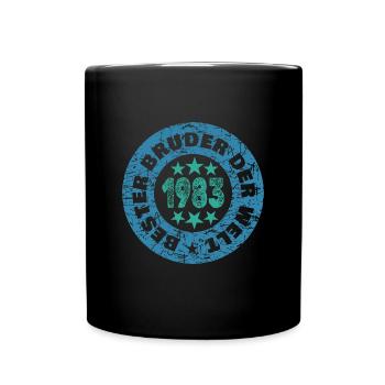 1983 - Tasse einfarbig - Schwarz - Vorne