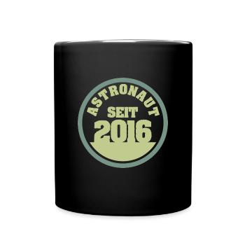 Jahr 2016 - Tasse einfarbig - Schwarz - Vorne