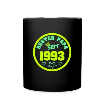 Jahr 1993 - Tasse einfarbig - Schwarz - Vorne