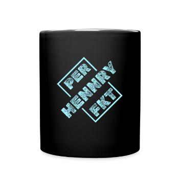 Vorname Hennry - Tasse einfarbig - Schwarz - Vorne