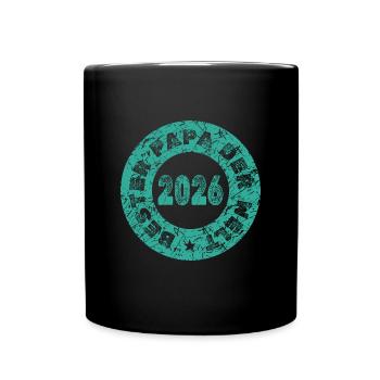 Jahr 2026 - Tasse einfarbig - Schwarz - Vorne