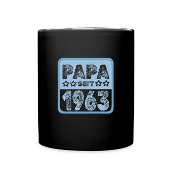 Jahr 1963 - Tasse einfarbig - Schwarz - Vorne