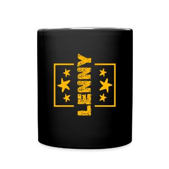 Geburtstag Lenny - Tasse einfarbig - Schwarz - Vorne