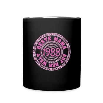 Année 1988 - Mug uni - noir - Devant