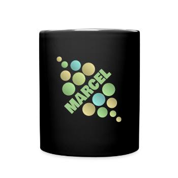 Prénom Marcel - Mug uni - noir - Devant