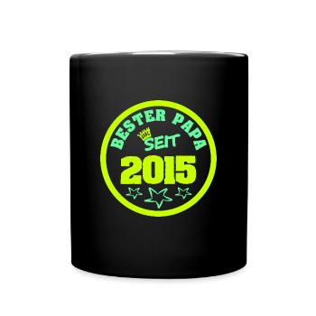 Jahr 2015 - Tasse einfarbig - Schwarz - Vorne