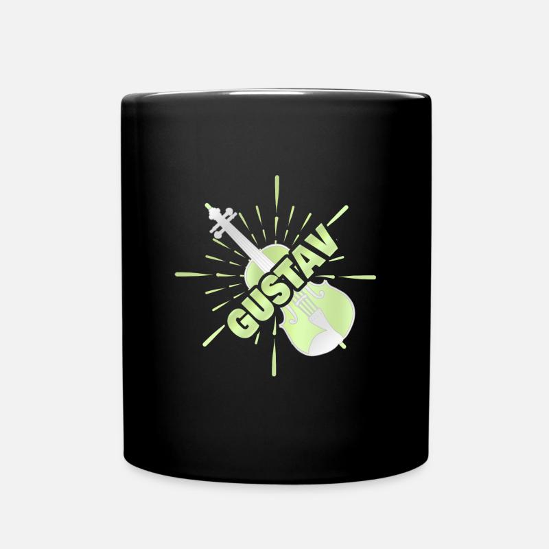 Orchester Gustav - Tasse einfarbig - Schwarz