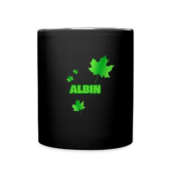 Gift for Albin - Full Colour Mug - black - Front