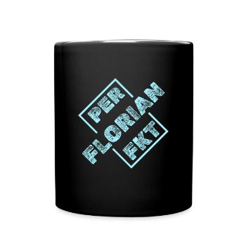 Perfekt Florian - Tasse einfarbig - Schwarz - Vorne