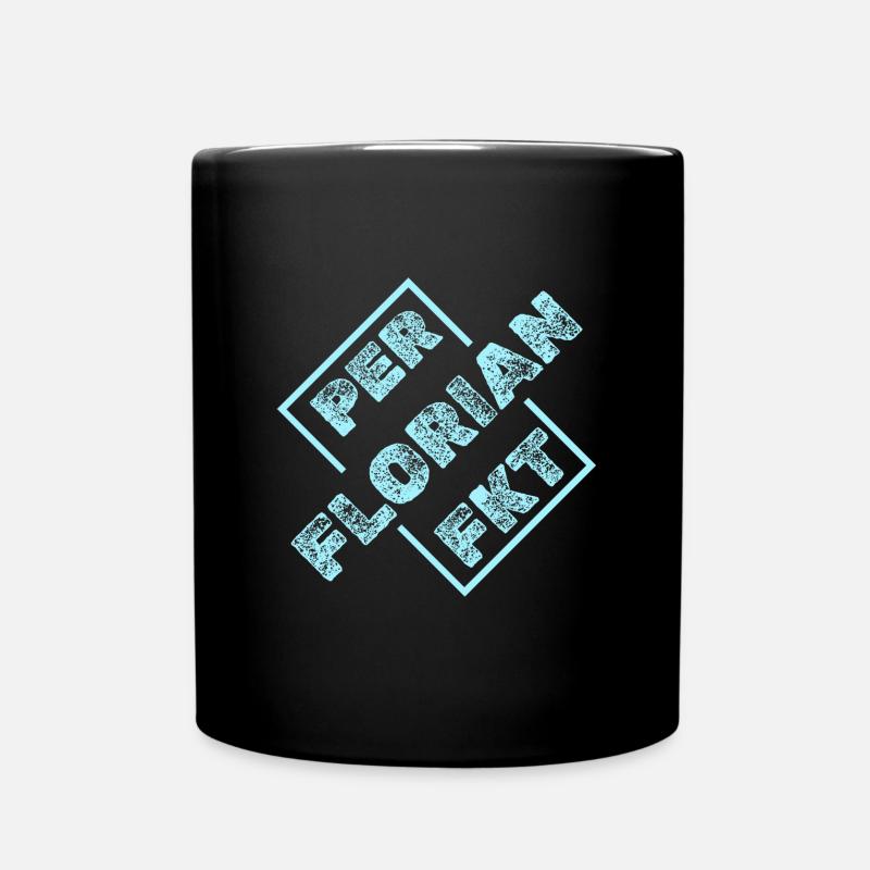 Perfekt Florian - Tasse einfarbig - Schwarz
