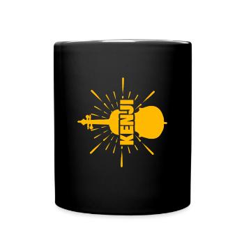 Idée cadeau Cadeau Prénom Kenji - Mug uni - noir - Devant